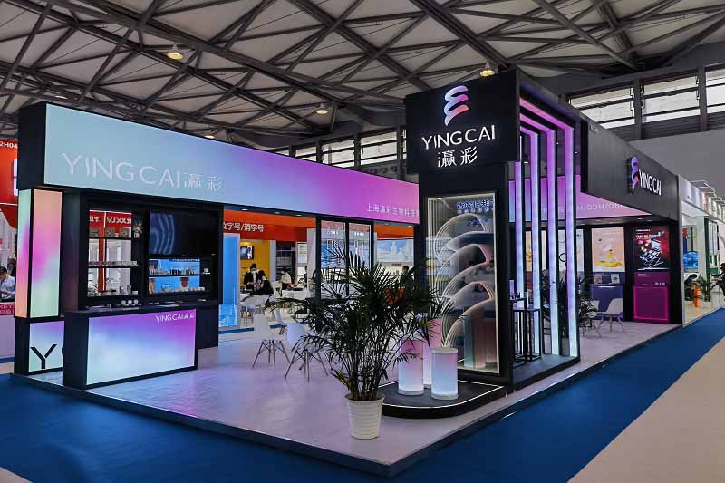 上海美博會展位搭建案例推薦,贏彩展臺設